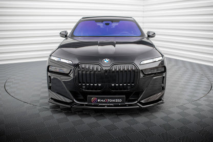 Frontlippe V.2 passend für BMW 7 M-Paket / M760e / i7 M-Paket G70 schwarz Hochglanz