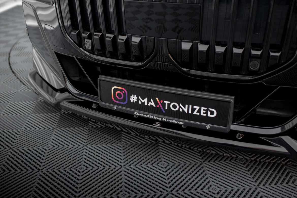 Frontlippe V.2 passend für BMW 7 M-Paket / M760e / i7 M-Paket G70 schwarz Hochglanz