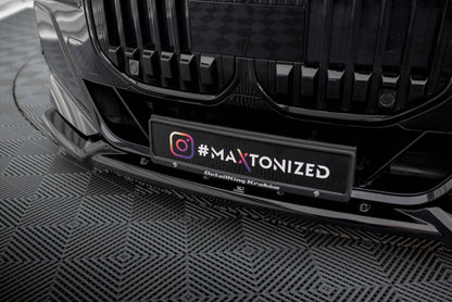 Frontlippe V.2 passend für BMW 7 M-Paket / M760e / i7 M-Paket G70 schwarz Hochglanz