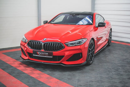 Frontlippe V.2 passend für BMW 8 Coupe G15 / 8 Gran Coupe M Paket G16 schwarz Hochglanz