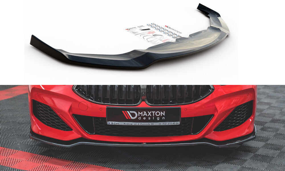 Frontlippe V.2 passend für BMW 8 Coupe G15 / 8 Gran Coupe M Paket G16 schwarz Hochglanz