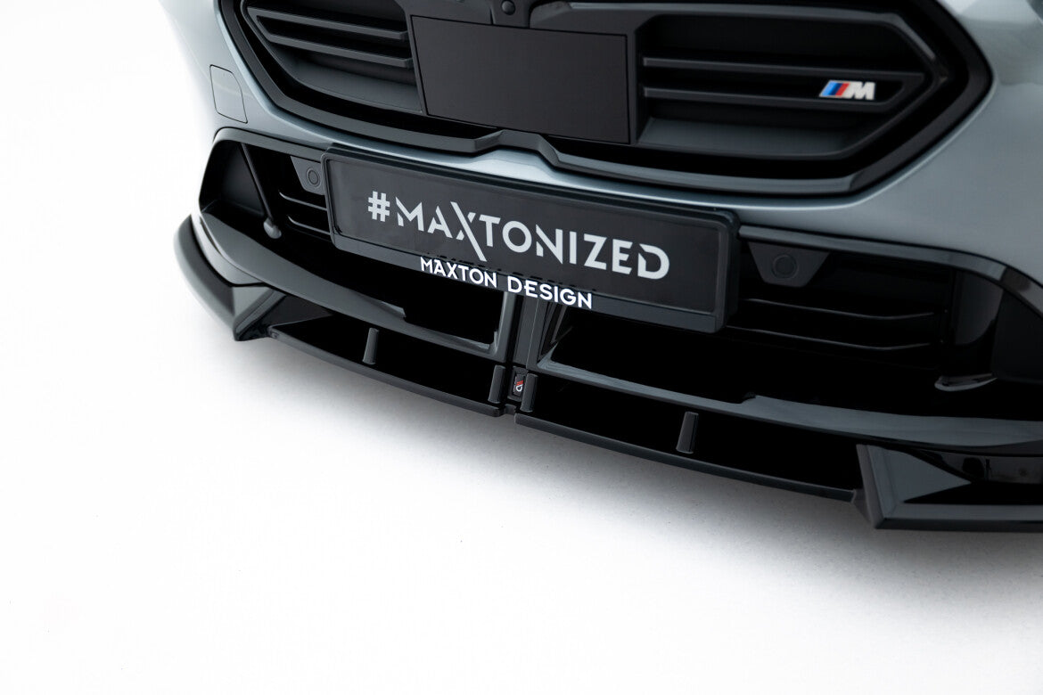Frontlippe V.2 passend für BMW M135i M Performance F70 schwarz Hochglanz