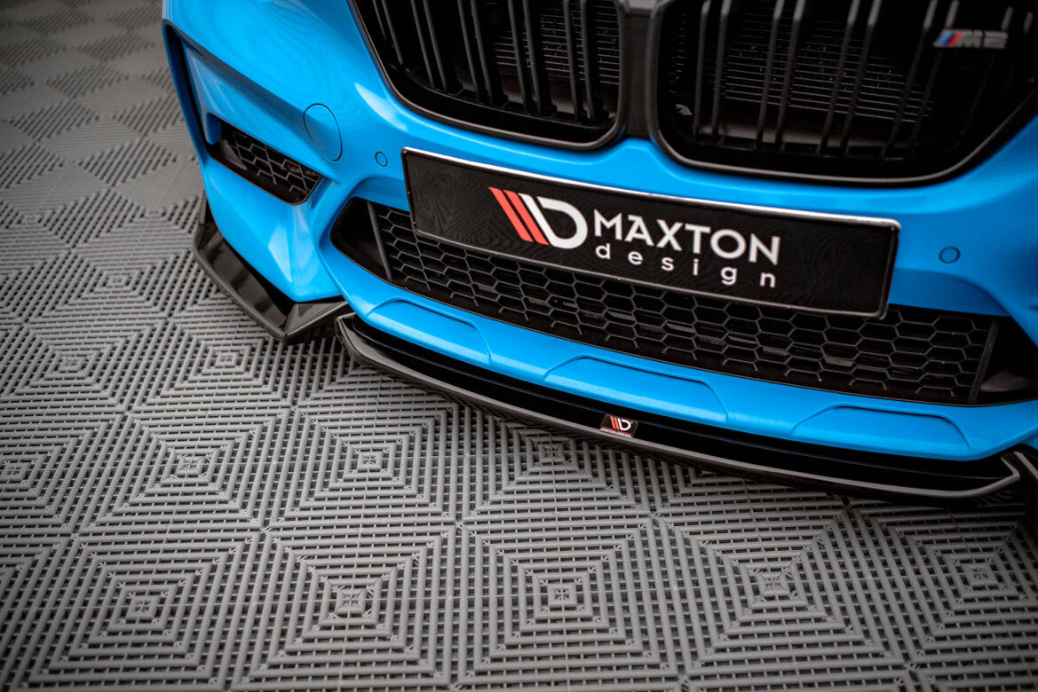Frontlippe V.2 passend für BMW M2 Competition F87 schwarz Hochglanz