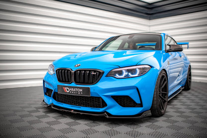 Frontlippe V.2 passend für BMW M2 Competition F87 schwarz Hochglanz
