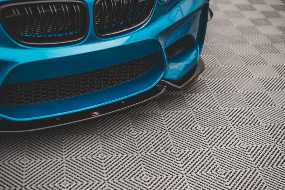 Frontlippe V.2 passend für BMW M2 F87 schwarz Hochglanz