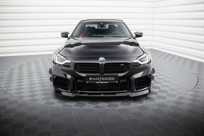Frontlippe V.2 passend für BMW M2 G87 schwarz Hochglanz