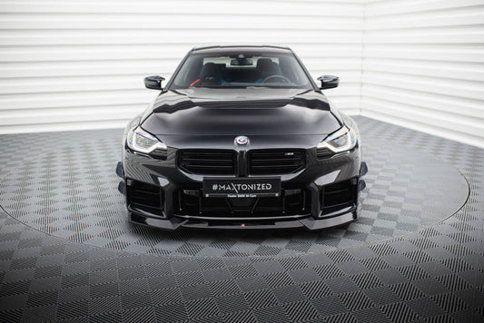 Frontlippe V.2 passend für BMW M2 G87 schwarz Hochglanz