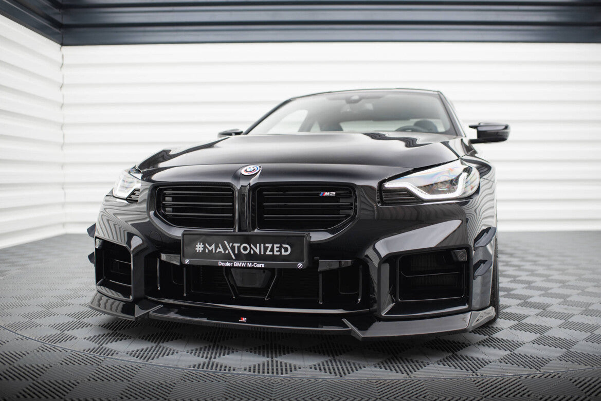 Frontlippe V.2 passend für BMW M2 G87 schwarz Hochglanz