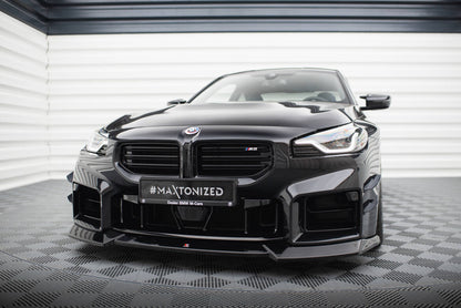 Frontlippe V.2 passend für BMW M2 G87 schwarz Hochglanz