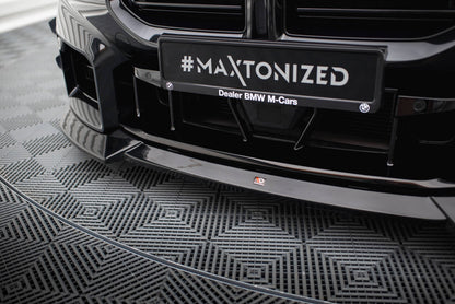 Frontlippe V.2 passend für BMW M2 G87 schwarz Hochglanz