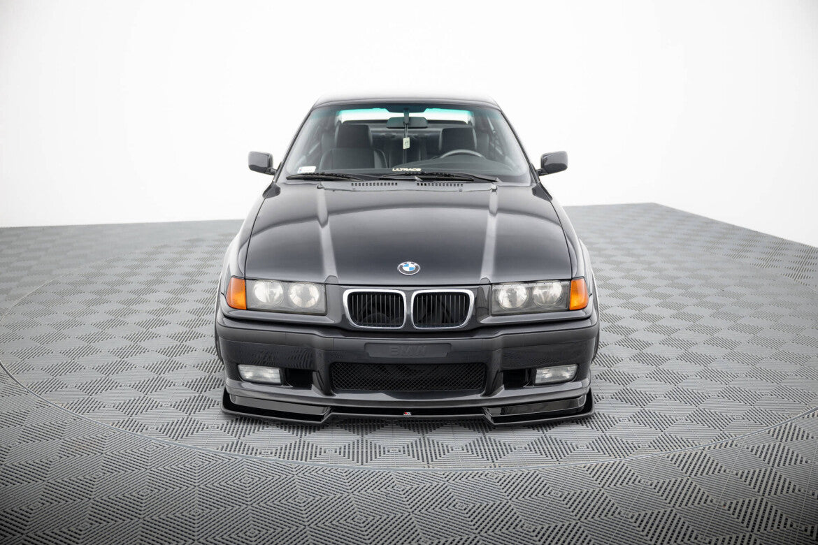 Frontlippe V.2 passend für BMW M3 / 3 M-Paket E36 Coupe schwarz Hochglanz