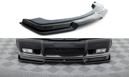 Frontlippe V.2 passend für BMW M3 / 3 M-Paket E36 Coupe schwarz Hochglanz