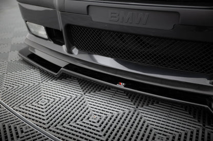 Frontlippe V.2 passend für BMW M3 / 3 M-Paket E36 Coupe schwarz Hochglanz