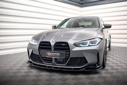 Frontlippe V.2 passend für BMW M3 / M4 G80 / G81 / G82 schwarz Hochglanz