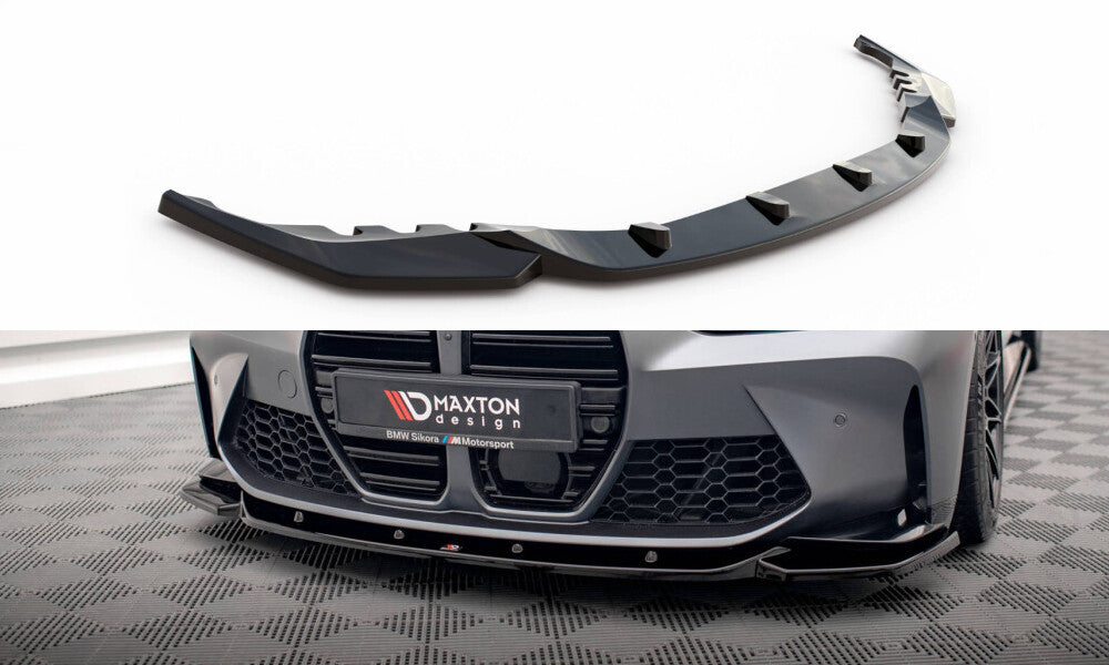 Frontlippe V.2 passend für BMW M3 / M4 G80 / G81 / G82 schwarz Hochglanz