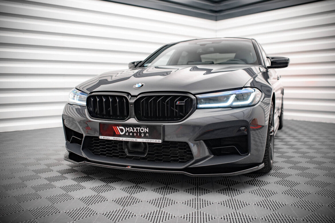 Frontlippe V.2 passend für BMW M5 F90 FL schwarz Hochglanz
