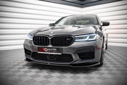 Frontlippe V.2 passend für BMW M5 F90 FL schwarz Hochglanz