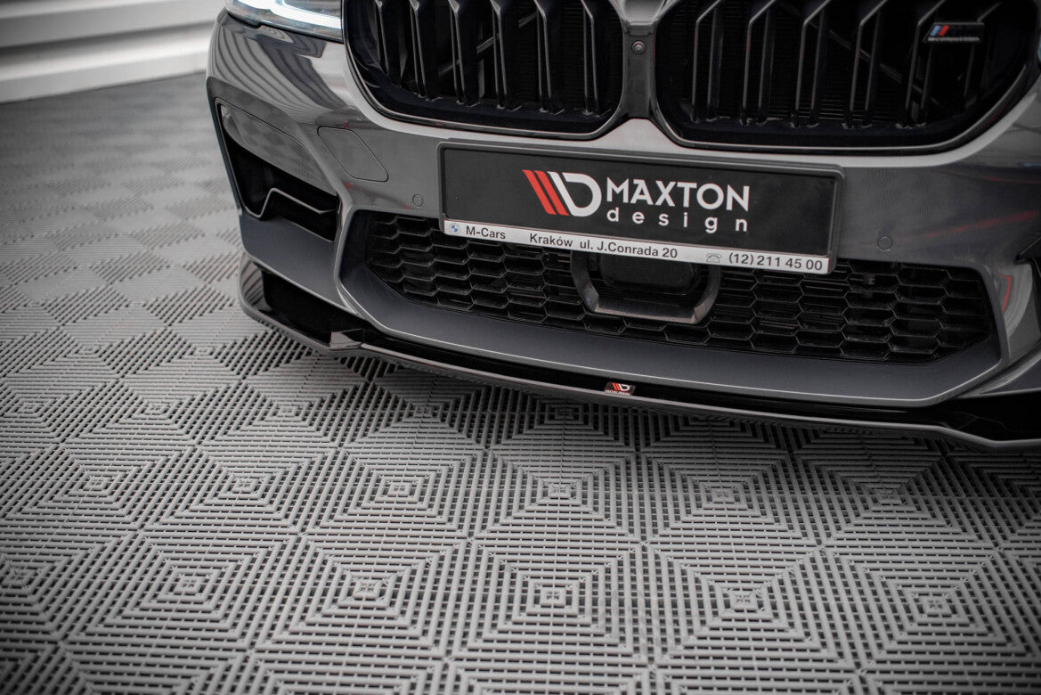 Frontlippe V.2 passend für BMW M5 F90 FL schwarz Hochglanz