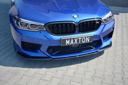 Frontlippe V.2 passend für BMW M5 F90 schwarz Hochglanz
