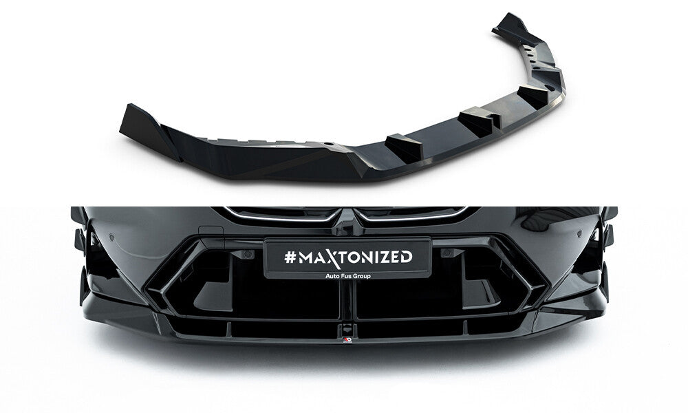 Frontlippe V.2 passend für BMW M5 Limousine / Touring G90 schwarz Hochglanz
