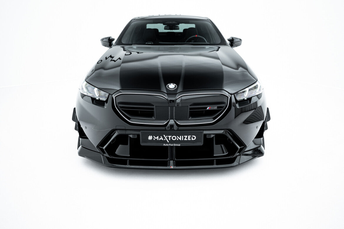 Frontlippe V.2 passend für BMW M5 Limousine / Touring G90 schwarz Hochglanz