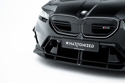 Frontlippe V.2 passend für BMW M5 Limousine / Touring G90 schwarz Hochglanz