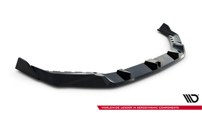 Frontlippe V.2 passend für BMW M5 Limousine / Touring G90 schwarz Hochglanz