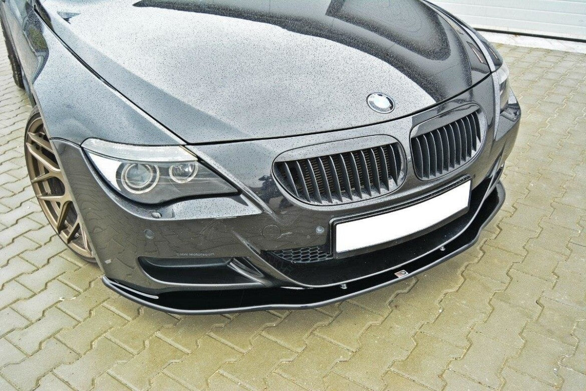 Frontlippe V.2 passend für BMW M6 E63 schwarz Hochglanz