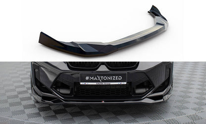 Frontlippe V.2 passend für BMW X3 M F97 FL schwarz Hochglanz