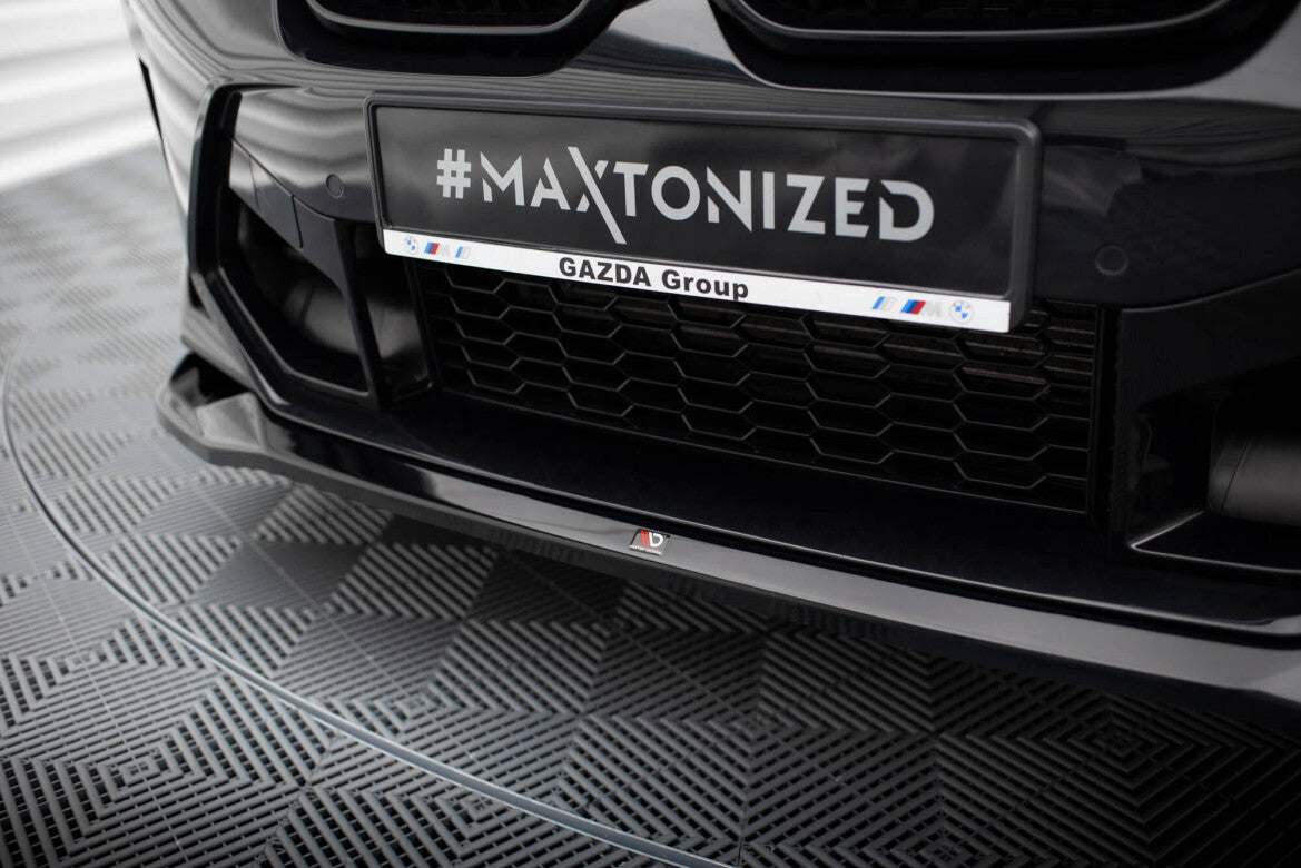 Frontlippe V.2 passend für BMW X3 M F97 FL schwarz Hochglanz