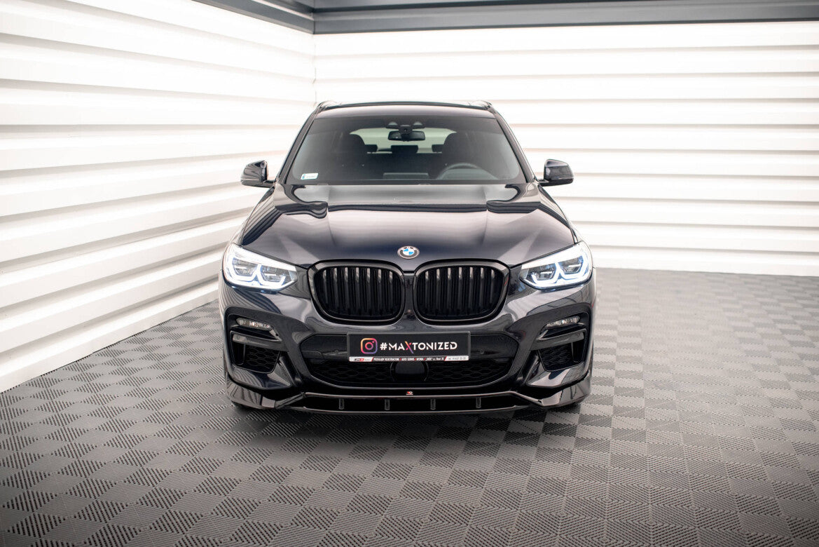 Frontlippe V.2 passend für BMW X3 M40d / M40i / M-Paket G01 schwarz Hochglanz
