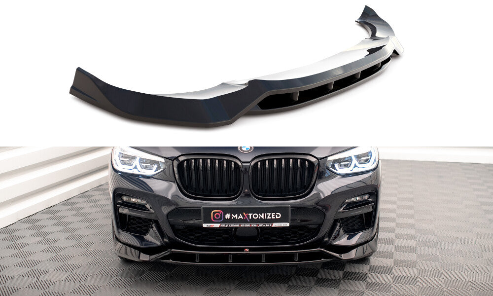 Frontlippe V.2 passend für BMW X3 M40d / M40i / M-Paket G01 schwarz Hochglanz