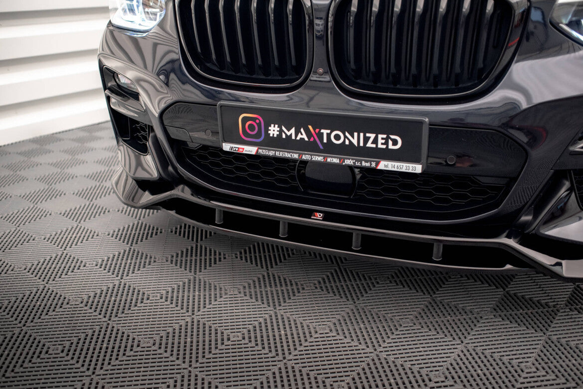 Frontlippe V.2 passend für BMW X3 M40d / M40i / M-Paket G01 schwarz Hochglanz