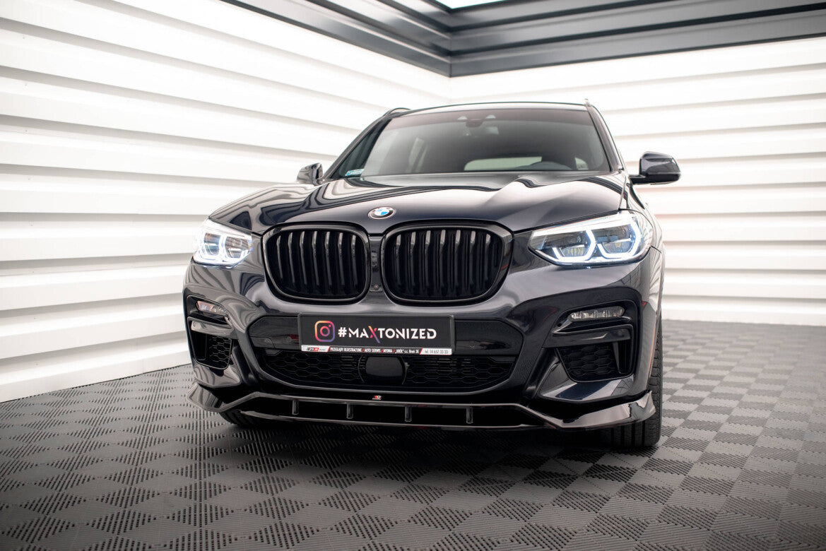Frontlippe V.2 passend für BMW X3 M40d / M40i / M-Paket G01 schwarz Hochglanz