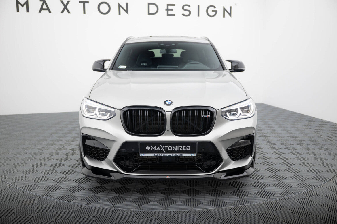 Frontlippe V.2 passend für BMW X4 M F98 schwarz Hochglanz