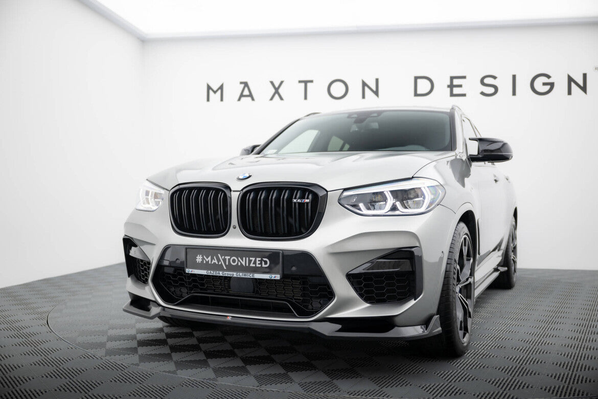 Frontlippe V.2 passend für BMW X4 M F98 schwarz Hochglanz