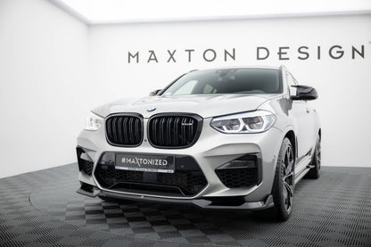 Frontlippe V.2 passend für BMW X4 M F98 schwarz Hochglanz