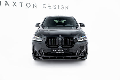Frontlippe V.2 passend für BMW X4 M-Paket G02 FL schwarz Hochglanz