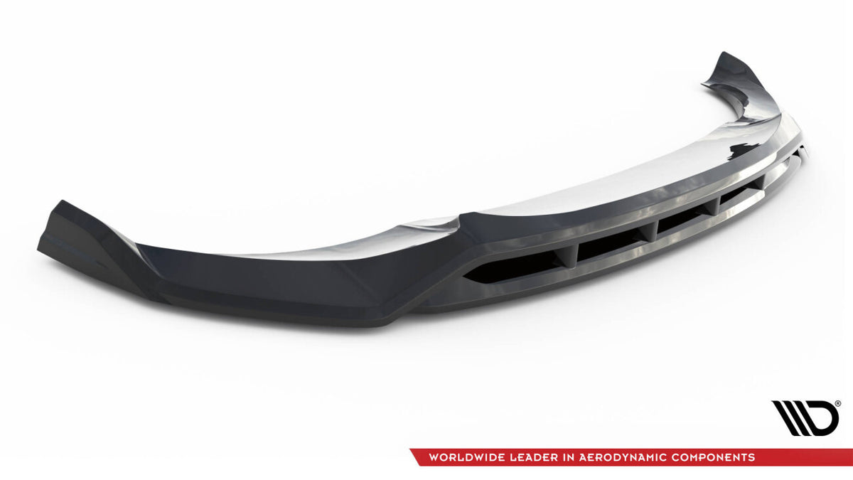 Frontlippe V.2 passend für BMW X4 M-Paket G02 schwarz Hochglanz