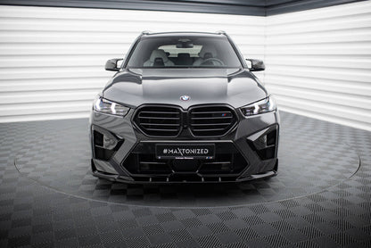 Frontlippe V.2 passend für BMW X5 M F95 FL schwarz Hochglanz