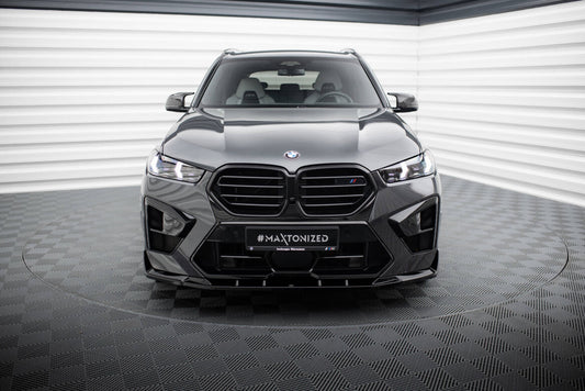 Frontlippe V.2 passend für BMW X5 M F95 FL schwarz Hochglanz