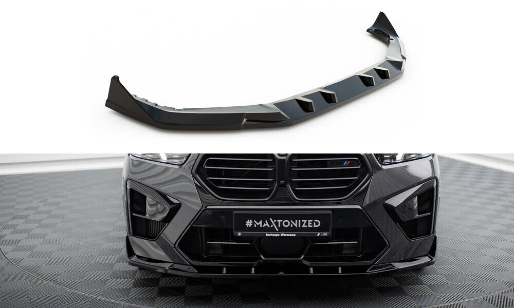 Frontlippe V.2 passend für BMW X5 M F95 FL schwarz Hochglanz