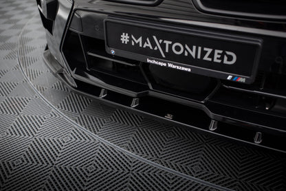 Frontlippe V.2 passend für BMW X5 M F95 FL schwarz Hochglanz