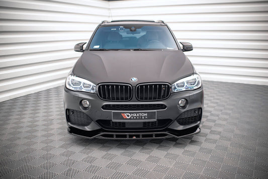 Frontlippe V.2 passend für BMW X5 M-Paket F15 schwarz Hochglanz