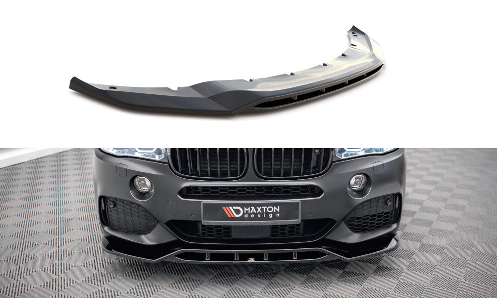 Frontlippe V.2 passend für BMW X5 M-Paket F15 schwarz Hochglanz
