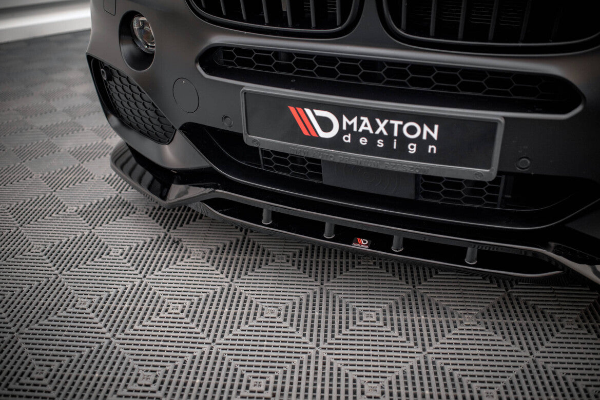 Frontlippe V.2 passend für BMW X5 M-Paket F15 schwarz Hochglanz