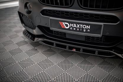 Frontlippe V.2 passend für BMW X5 M-Paket F15 schwarz Hochglanz