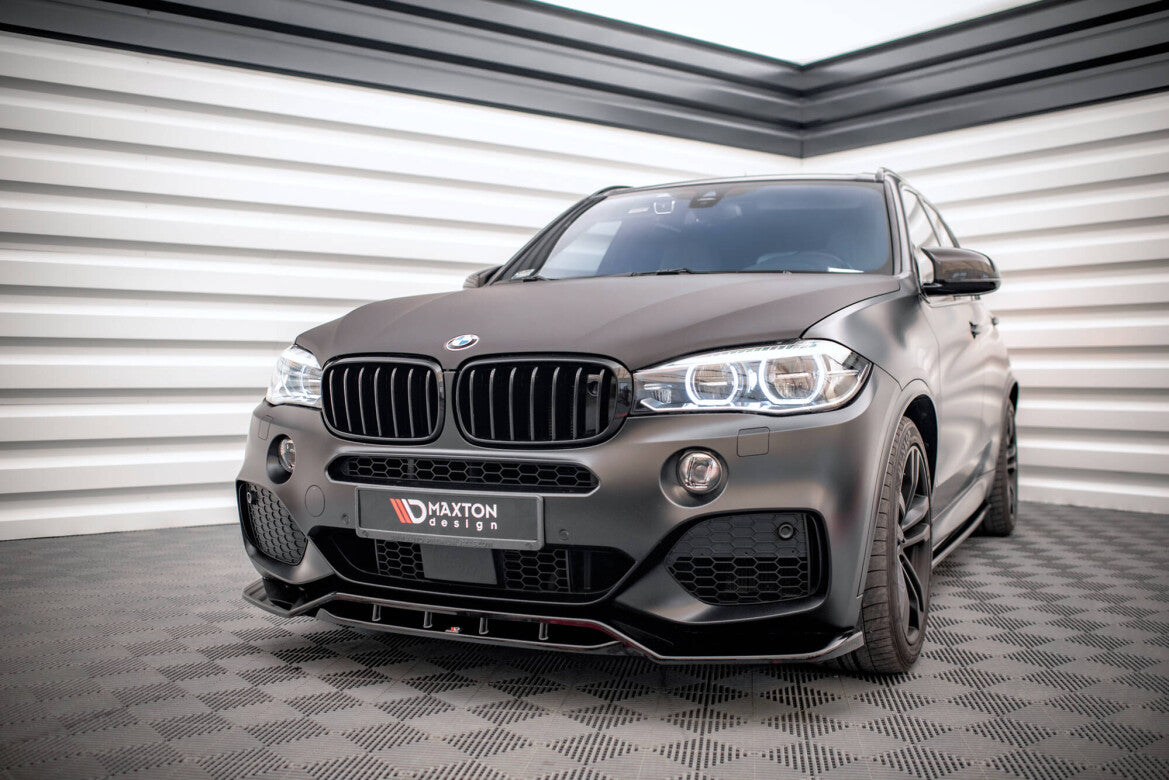 Frontlippe V.2 passend für BMW X5 M-Paket F15 schwarz Hochglanz