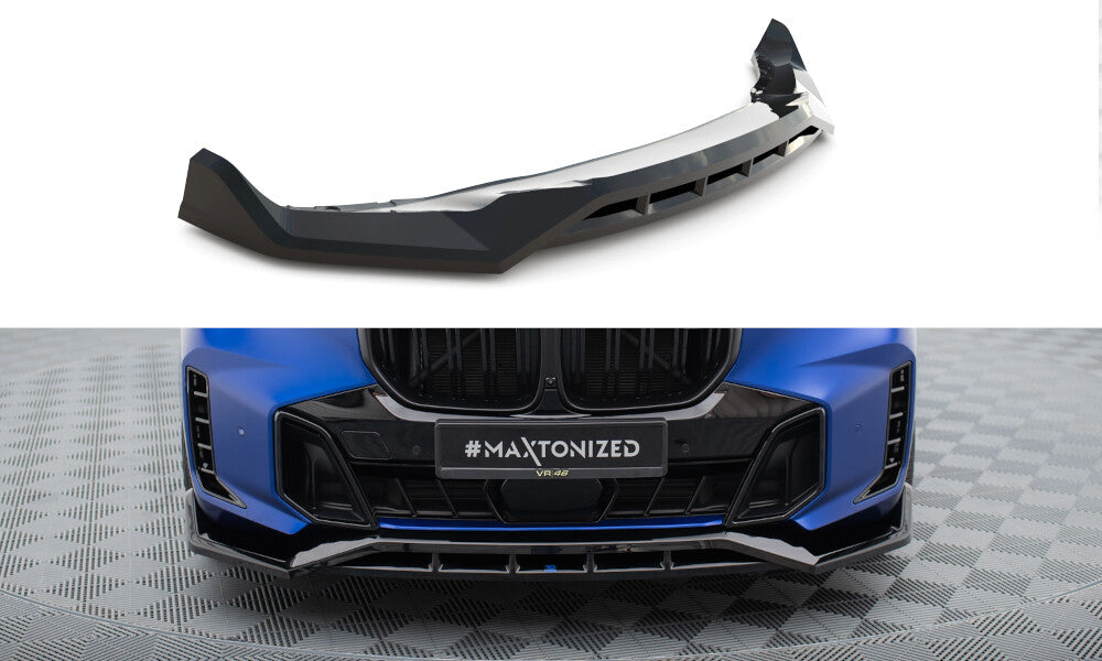 Frontlippe V.2 passend für BMW X5 M-Paket G05 FL schwarz Hochglanz