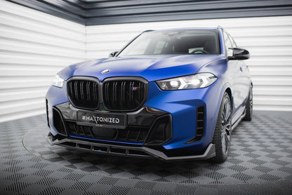 Frontlippe V.2 passend für BMW X5 M-Paket G05 FL schwarz Hochglanz